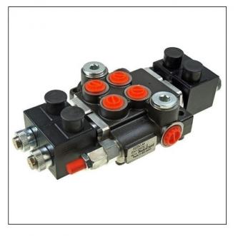 2-section hydraulic distributor, electrically controlled